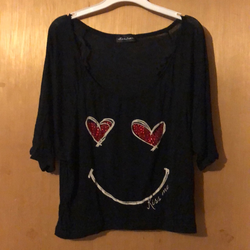Seductions short black top